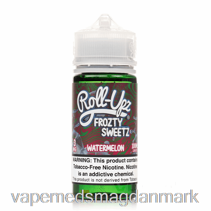 Vape Med Smag Vandmelon Punch Ice - Juice Roll-upz - 100ml 0mg